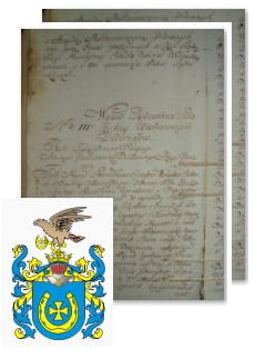 Przykładowe zdjęcie wywodu rodowitości szlacheckiej z 1802 roku, stron 2.jpg