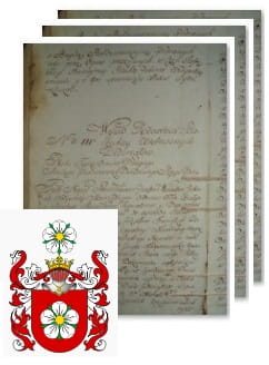 Przykładowe zdjęcie wywodu rodowitości szlacheckiej z 1802 roku, stron 3.jpg