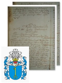 Przykładowe zdjęcie wywodu rodowitości szlacheckiej z 1802 roku, stron 2.jpg