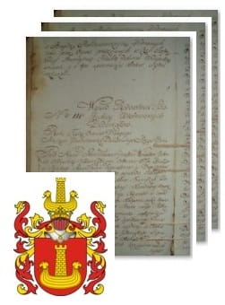 Przykładowe zdjęcie wywodu rodowitości szlacheckiej z 1802 roku, stron 3.jpg