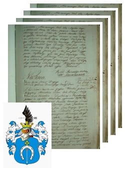 Przykładowe zdjęcie wywodu rodowitości szlacheckiej z 1802 roku, stron 4.jpg
