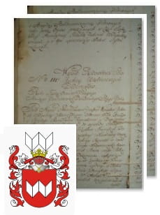 Przykładowe zdjęcie wywodu rodowitości szlacheckiej z 1802 roku, stron 2.jpg