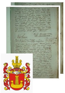 Przykładowe zdjęcie wywodu rodowitości szlacheckiej z 1802 roku, stron 2.jpg