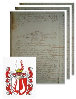 Przykładowe zdjęcie wywodu rodowitości szlacheckiej z 1802 roku, stron 3.jpg