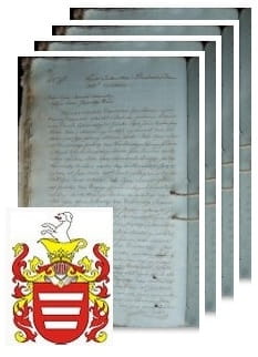 Przykładowe zdjęcie wywodu rodowitości szlacheckiej z 1813 roku, stron 4.jpg