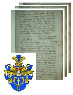 Przykładowe zdjęcie wywodu rodowitości szlacheckiej z 1802 roku, stron 3.jpg
