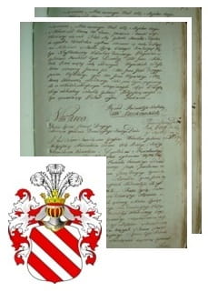 Przykładowe zdjęcie wywodu rodowitości szlacheckiej z 1802 roku, stron 2.jpg