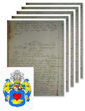 Przykładowe zdjęcie wywodu rodowitości szlacheckiej z 1802 roku, stron 5.jpg