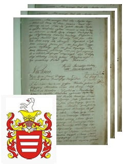 Przykładowe zdjęcie wywodu rodowitości szlacheckiej z 1802 roku, stron 3.jpg