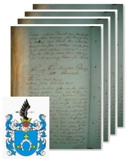 Przykładowe zdjęcie wywodu rodowitości szlacheckiej z 1802 roku, stron 4.jpg