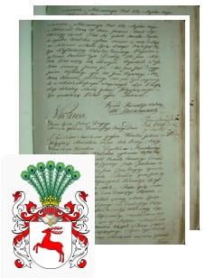 Przykładowe zdjęcie wywodu rodowitości szlacheckiej z 1802 roku, stron 2.jpg