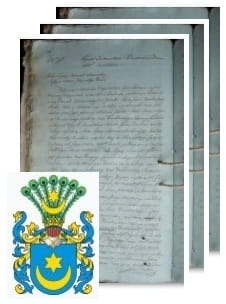 Przykładowe zdjęcie wywodu rodowitości szlacheckiej z 1816 roku, stron 3.jpg