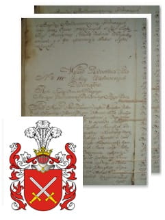 Przykładowe zdjęcie wywodu rodowitości szlacheckiej z 1802 roku, stron 2.jpg