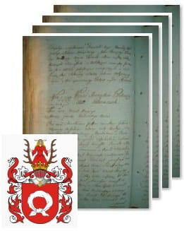 Przykładowe zdjęcie wywodu rodowitości szlacheckiej z 1802 roku, stron 4.jpg