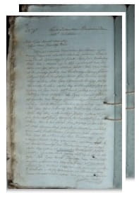 Przykładowe zdjęcie wywodu rodowitości szlacheckiej z 1807 roku, stron 2.jpg