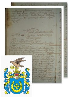 Przykładowe zdjęcie wywodu rodowitości szlacheckiej z 1802 roku, stron 2.jpg