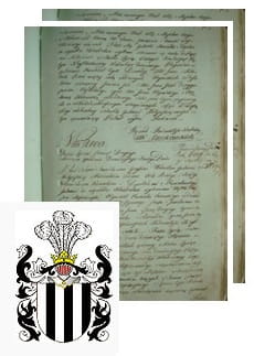 Przykładowe zdjęcie wywodu rodowitości szlacheckiej z 1802 roku, stron 2.jpg