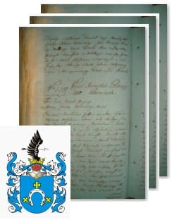 Przykładowe zdjęcie wywodu rodowitości szlacheckiej z 1802 roku, stron 3.jpg