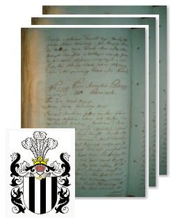 Przykładowe zdjęcie wywodu rodowitości szlacheckiej z 1802 roku, stron 3.jpg