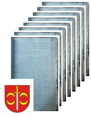 Przykładowe zdjęcie wywodu rodowitości szlacheckiej z 1826 roku, stron 8.jpg