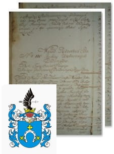 Przykładowe zdjęcie wywodu rodowitości szlacheckiej z 1802 roku, stron 2.jpg