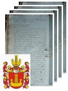 Przykładowe zdjęcie wywodu rodowitości szlacheckiej z 1812 roku, stron 4.jpg