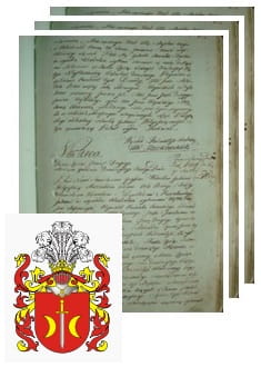 Przykładowe zdjęcie wywodu rodowitości szlacheckiej z 1802 roku, stron 3.jpg