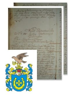 Przykładowe zdjęcie wywodu rodowitości szlacheckiej z 1802 roku, stron 2.jpg