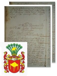 Przykładowe zdjęcie wywodu rodowitości szlacheckiej z 1802 roku, stron 2.jpg