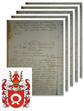 Przykładowe zdjęcie wywodu rodowitości szlacheckiej z 1802 roku, stron 5.jpg