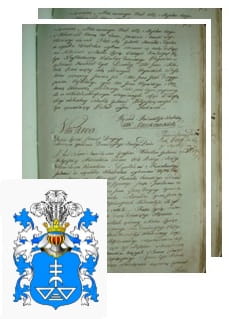 Przykładowe zdjęcie wywodu rodowitości szlacheckiej z 1802 roku, stron 2.jpg