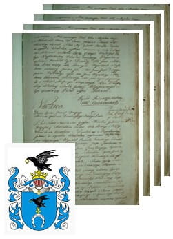 Przykładowe zdjęcie wywodu rodowitości szlacheckiej z 1802 roku, stron 4.jpg