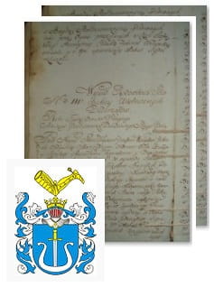 Przykładowe zdjęcie wywodu rodowitości szlacheckiej z 1802 roku, stron 2.jpg