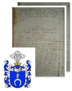 Przykładowe zdjęcie wywodu rodowitości szlacheckiej z 1802 roku, stron 2.jpg