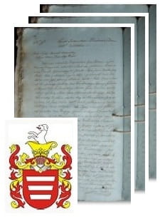 Przykładowe zdjęcie wywodu rodowitości szlacheckiej z 1816 roku, stron 3.jpg