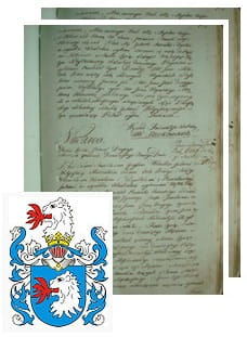 Przykładowe zdjęcie wywodu rodowitości szlacheckiej z 1802 roku, stron 2.jpg