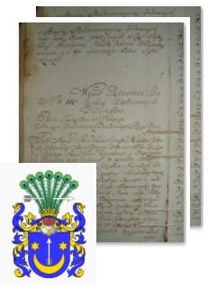 Przykładowe zdjęcie wywodu rodowitości szlacheckiej z 1802 roku, stron 2.jpg