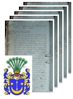 Przykładowe zdjęcie wywodu rodowitości szlacheckiej z 1805 roku, stron 5.jpg