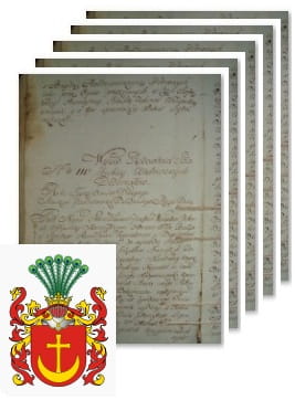 Przykładowe zdjęcie wywodu rodowitości szlacheckiej z 1801 roku, stron 5.jpg