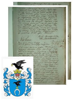 Przykładowe zdjęcie wywodu rodowitości szlacheckiej z 1802 roku, stron 2.jpg