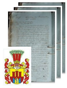 Przykładowe zdjęcie wywodu rodowitości szlacheckiej z 1811 roku, stron 3.jpg