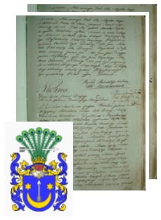 Przykładowe zdjęcie wywodu rodowitości szlacheckiej z 1802 roku, stron 2.jpg