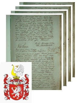 Przykładowe zdjęcie wywodu rodowitości szlacheckiej z 1802 roku, stron 4.jpg