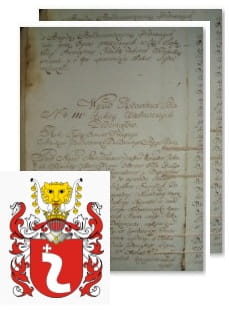 Przykładowe zdjęcie wywodu rodowitości szlacheckiej z 1802 roku, stron 2.jpg