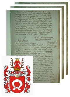 Przykładowe zdjęcie wywodu rodowitości szlacheckiej z 1802 roku, stron 3.jpg