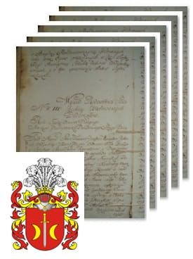 Przykładowe zdjęcie wywodu rodowitości szlacheckiej z 1802 roku, stron 5.jpg