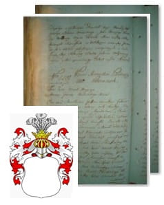 Przykładowe zdjęcie wywodu rodowitości szlacheckiej z 1802 roku, stron 2.jpg