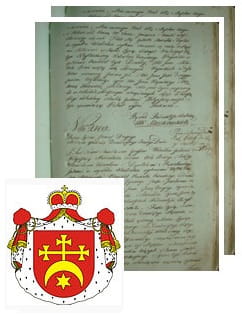 Przykładowe zdjęcie wywodu rodowitości szlacheckiej z 1802 roku, stron 2.jpg