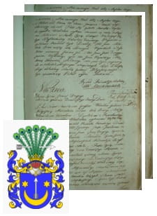 Przykładowe zdjęcie wywodu rodowitości szlacheckiej z 1802 roku, stron 2.jpg