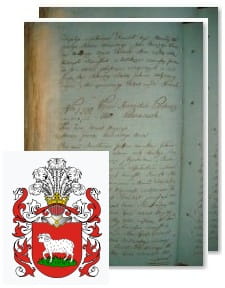 Przykładowe zdjęcie wywodu rodowitości szlacheckiej z 1802 roku, stron 2.jpg